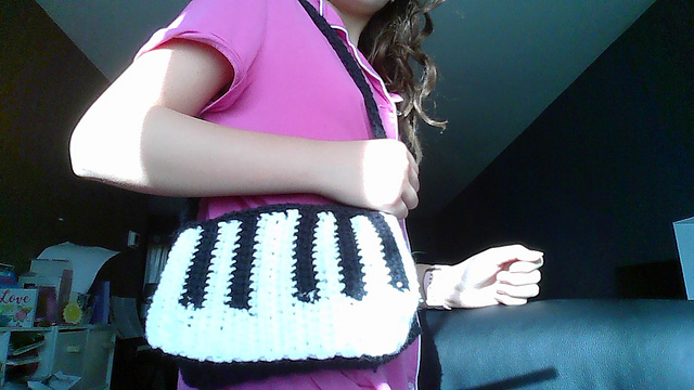 Piano Messenger Crossbody Bag