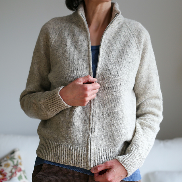 Ravelry: Svea zipper cardigan pattern by Katarina Linnhagen