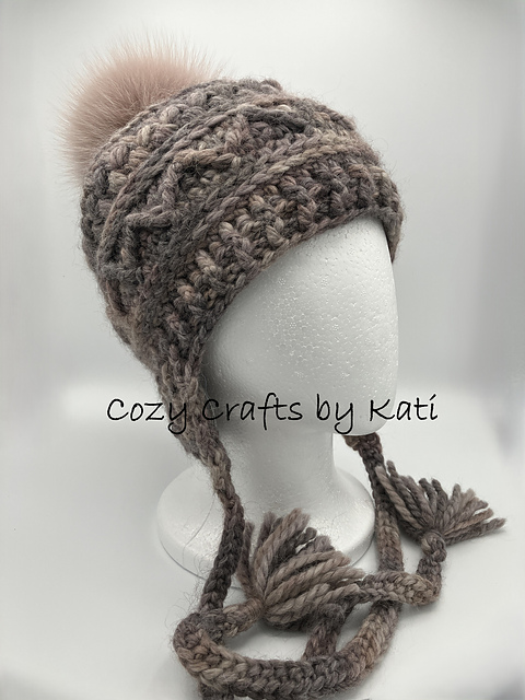 Gansey Style Chullo Hat, Beanie, Neckwarmer