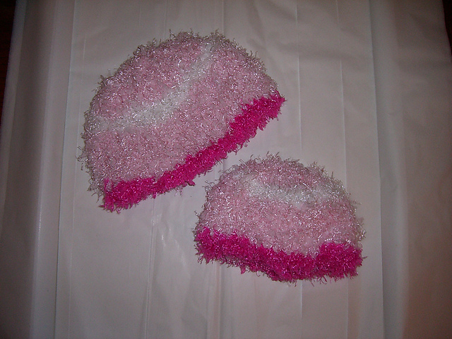 Fuzzy Knit Hat for Baby