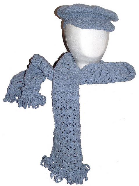 Winsome Blue Scarf