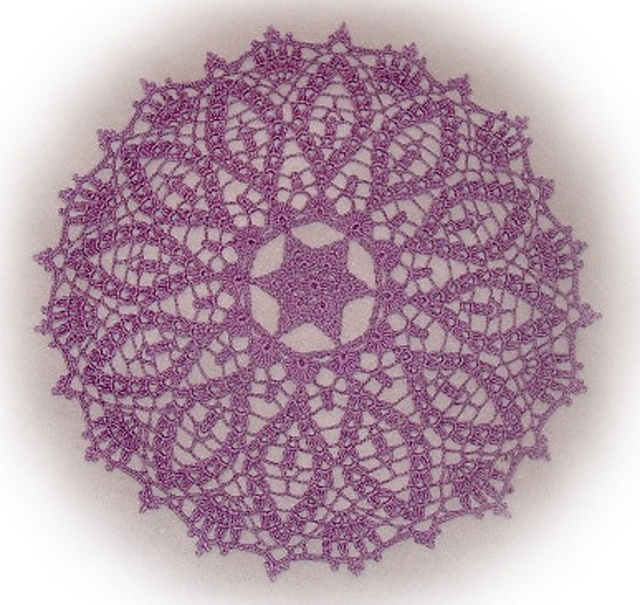 Amethyst Doily