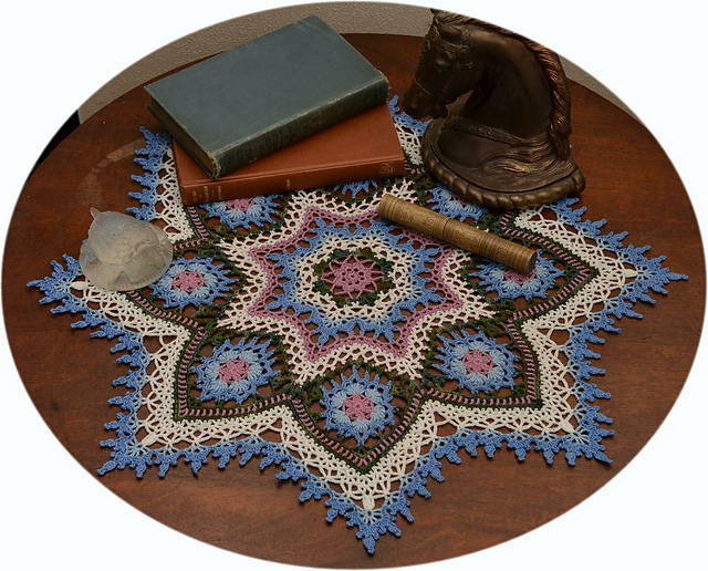 Blue River Doily
