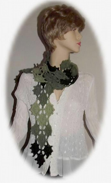 Lacey Leaves Scarf