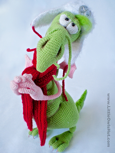 026 Dragon with a Hat and Scarf