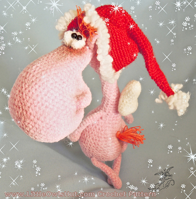 040 Horse Glasha Amigurumi toy