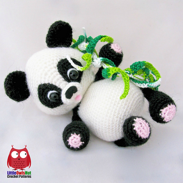 119 Panda Amigurumi animal