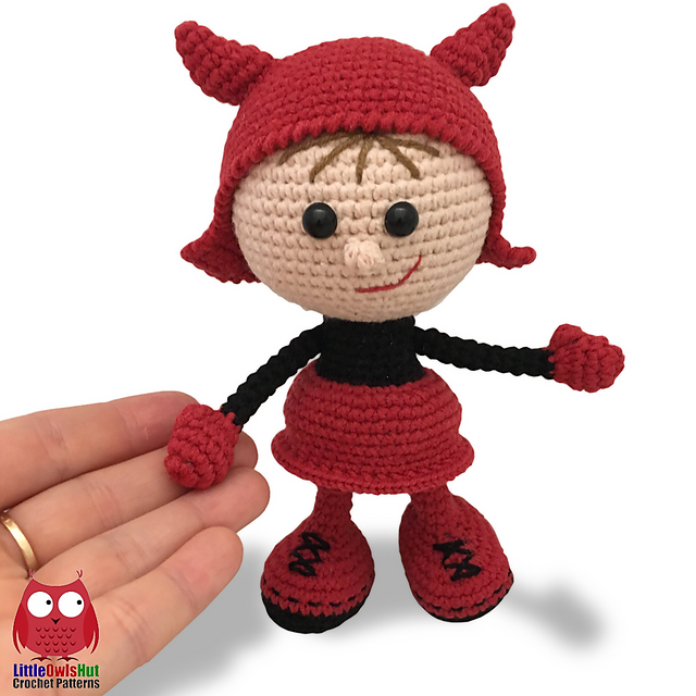 158 Doll in a Halloween outfit