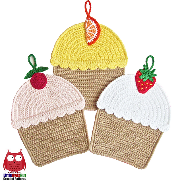 042 Cupcake Decor or Potholder