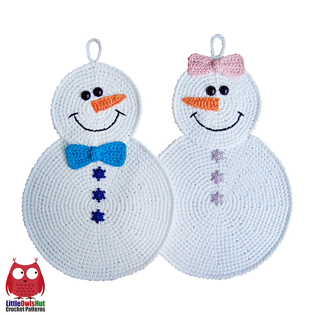 038 Snowman Decor or Potholder