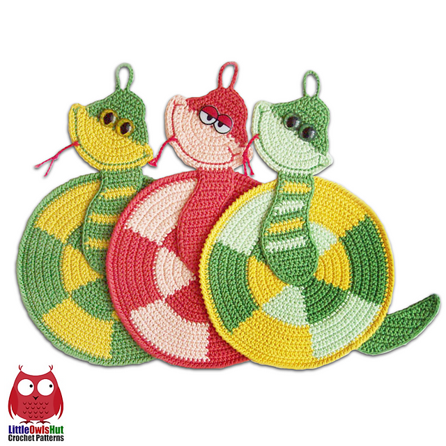 015 Snake Potholder