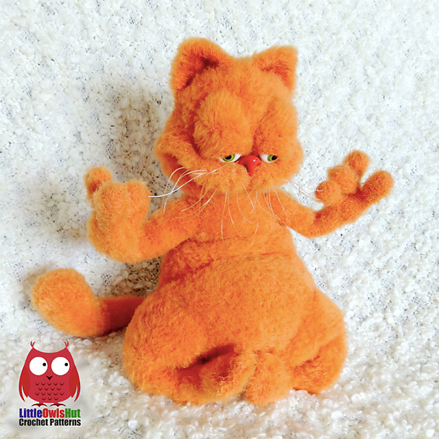 214 Orange cat Garry
