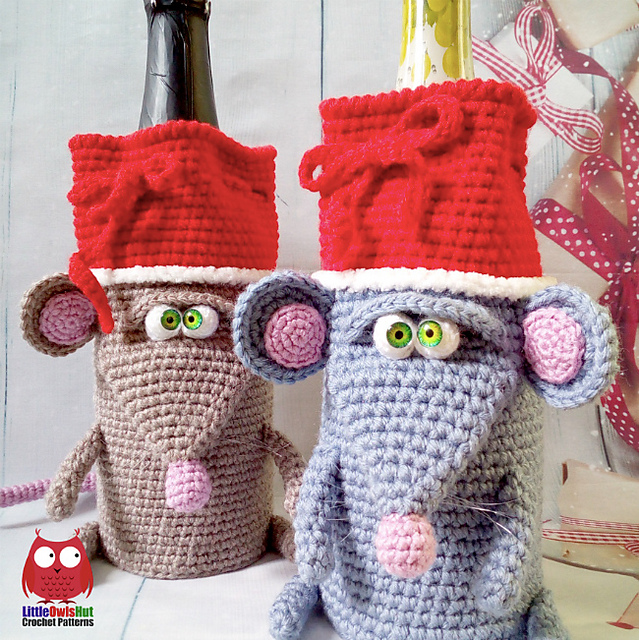 245 Rat Mouse bottle sleeve