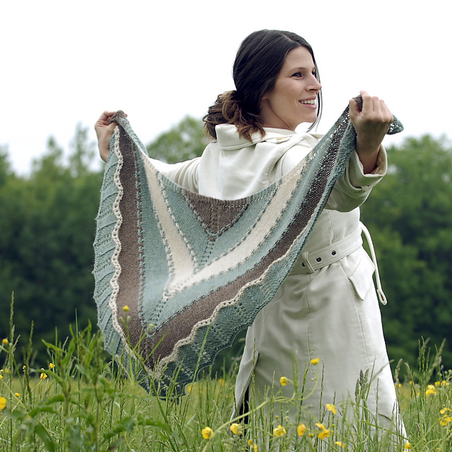 Malted Milk Shawl