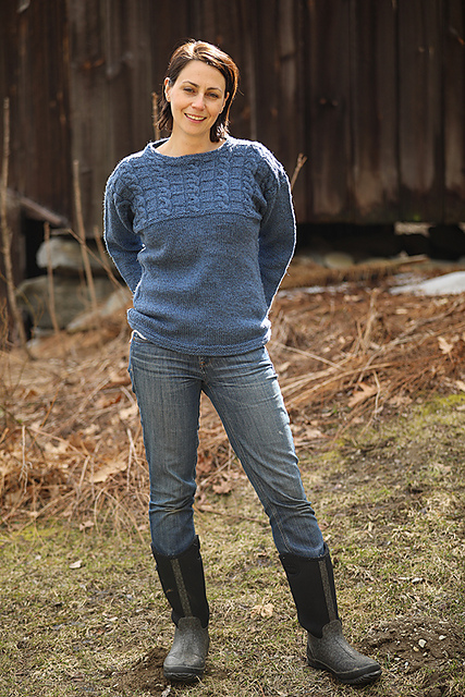 Cableweave Pullover