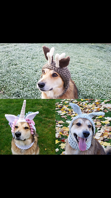 Hound Hoodie - Unicorn -Bunny - Deer