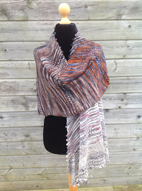 Fade Through Time Shawl