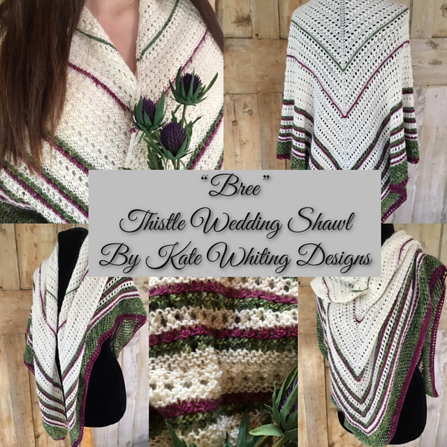 Bree Thistle Wedding Shawl