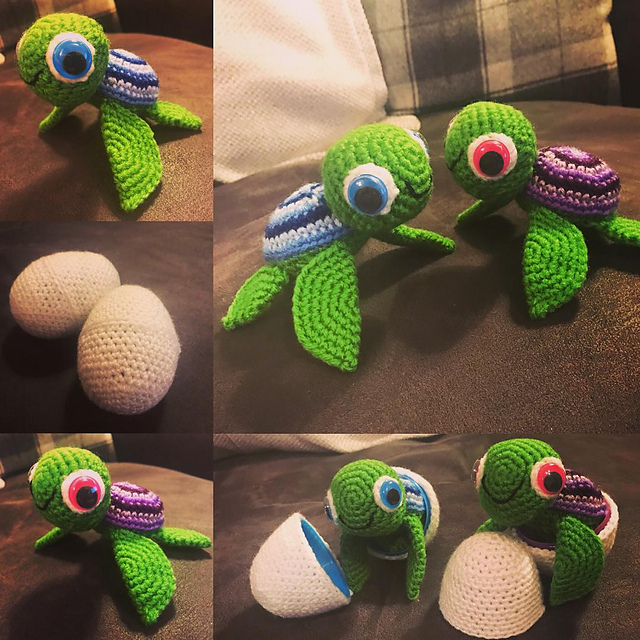Ravelry: Hatchling Turtle pattern by kate axe
