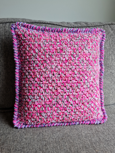Chunky Cheery Cushion