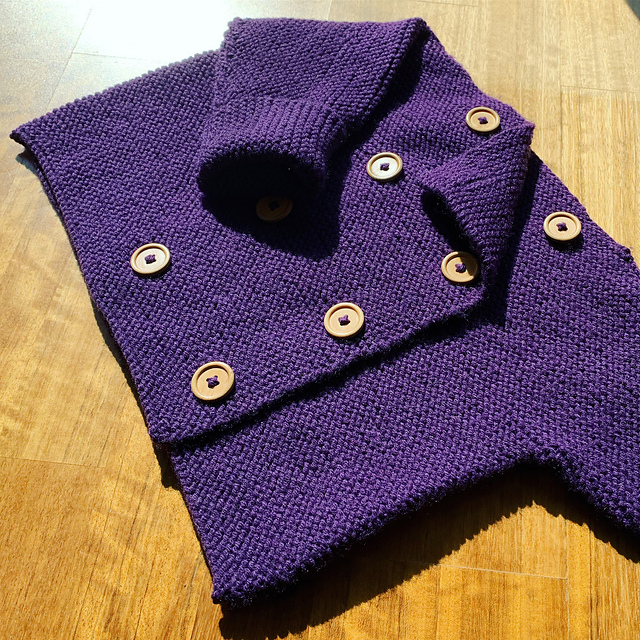 Child Double Button Cardigan