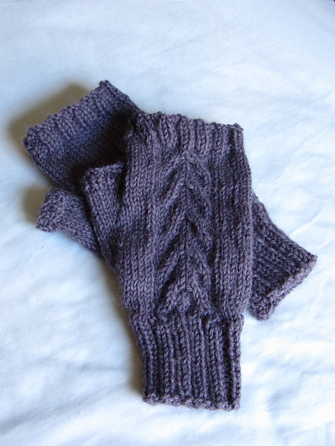Celtic Cable Mitts