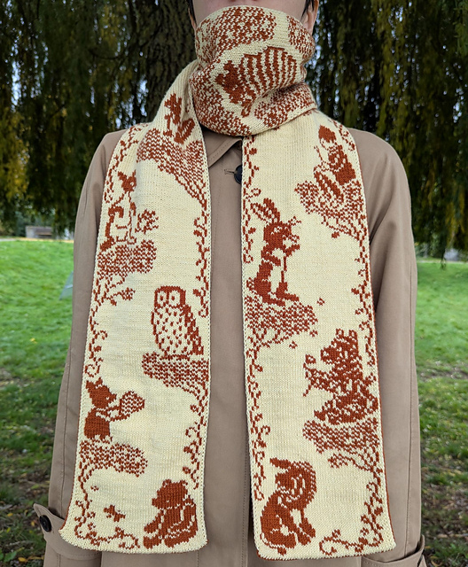 Honey Bear and Friends Scarf