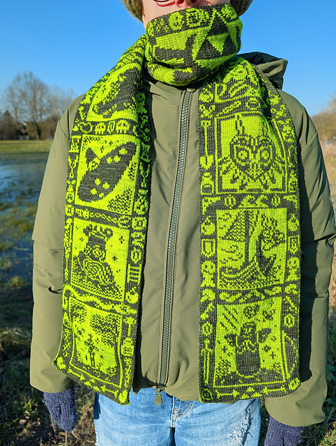 Ravelry: Hero of Generations Scarf pattern by Katharina Kuntz