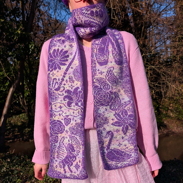Ravelry: The Princess and the Magic Scarf pattern by Katharina Kuntz
