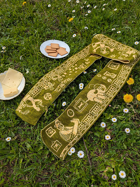 The Cheese And Cracker Thief Scarf