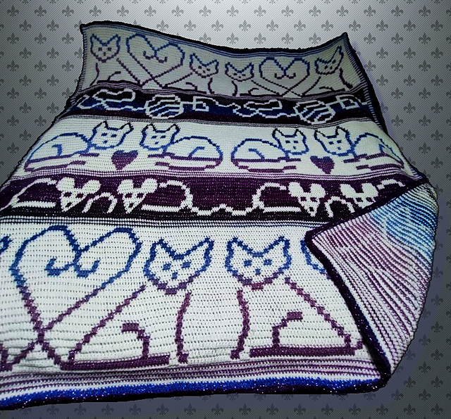 Whimsical Kitty Blanket
