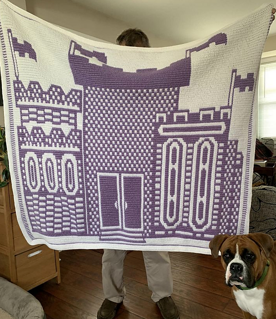 3 Turret Castle Blanket OMC