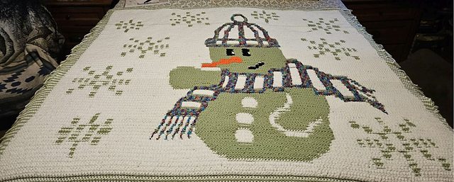 Snowman Blanket
