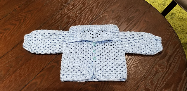 Hexagon Baby Sweater