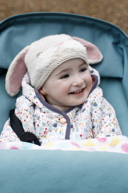 Little Miss Flopsy-rabbit hat
