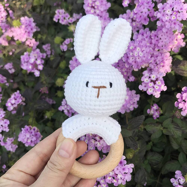 Bunny Baby Rattle