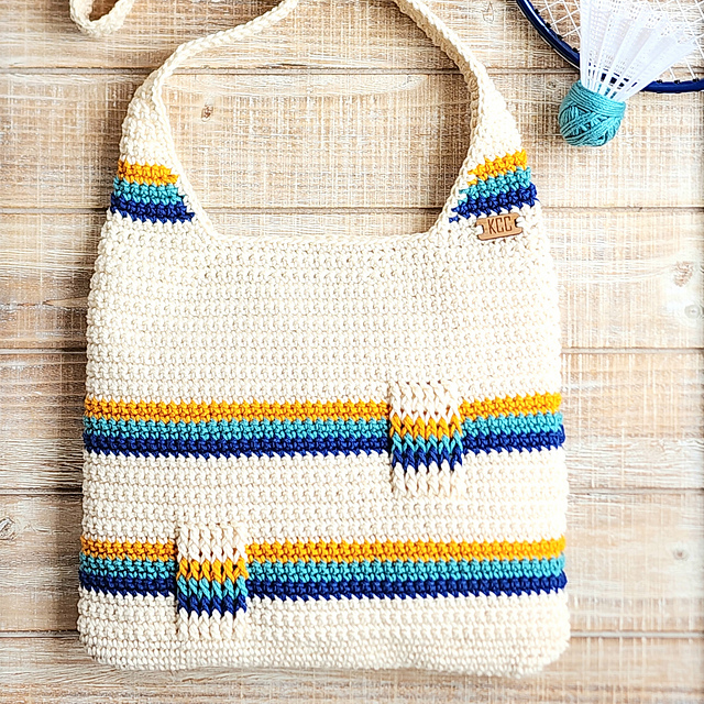 Sporty Stripes Shoulder Bag