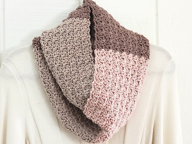 Color Block Infinity Scarf