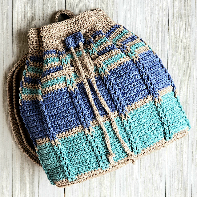 Cable Stripes Backpack
