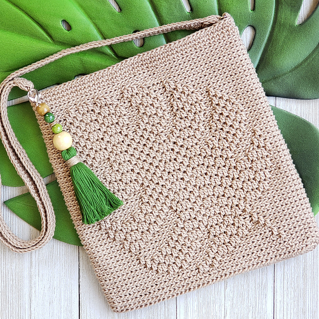 Monstera Crossbody Bag