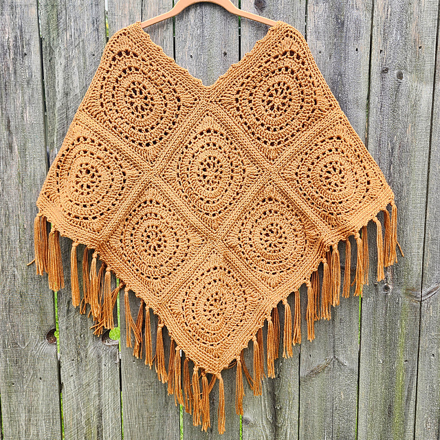 Ravelry: Reel Time Poncho pattern by Kathy Olivarez