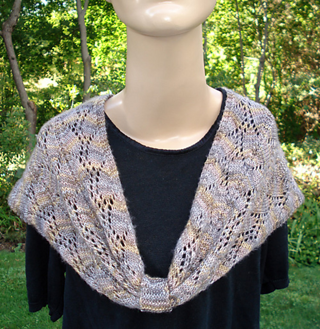 Trellis vine scarf wrap