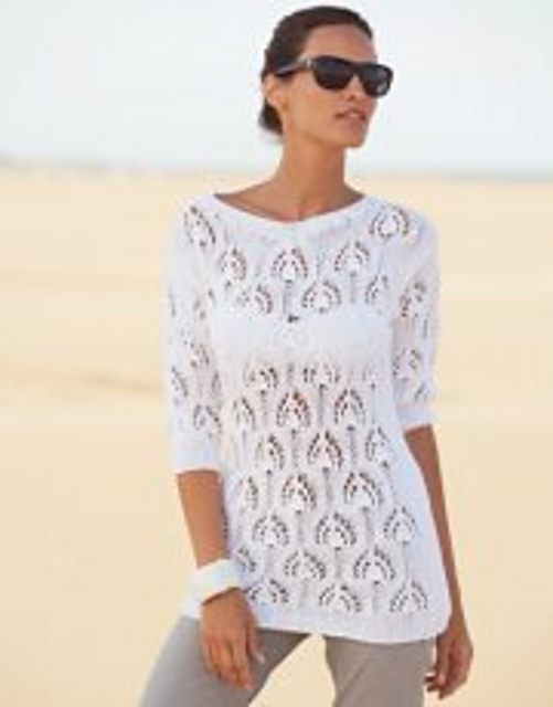 69-38  Pull dentelle / Lace pullover