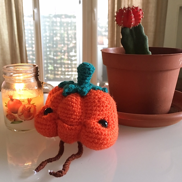 Pino Zucchino the pumpkin plushie