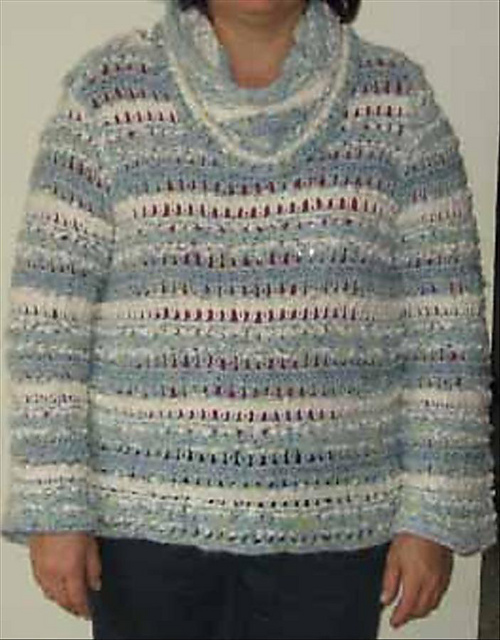 Pull avec col amovible #434-T5-082