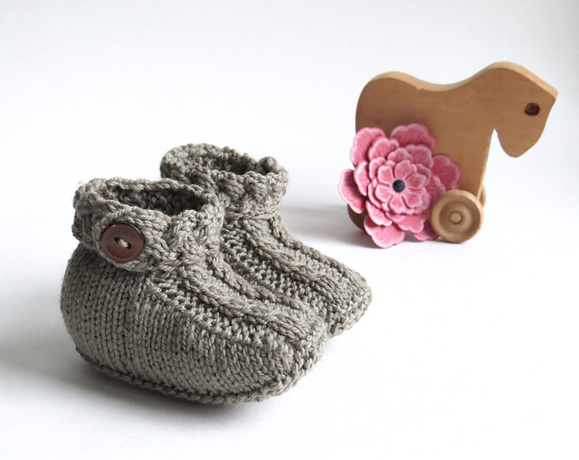 Baby Braided Ankle Booties