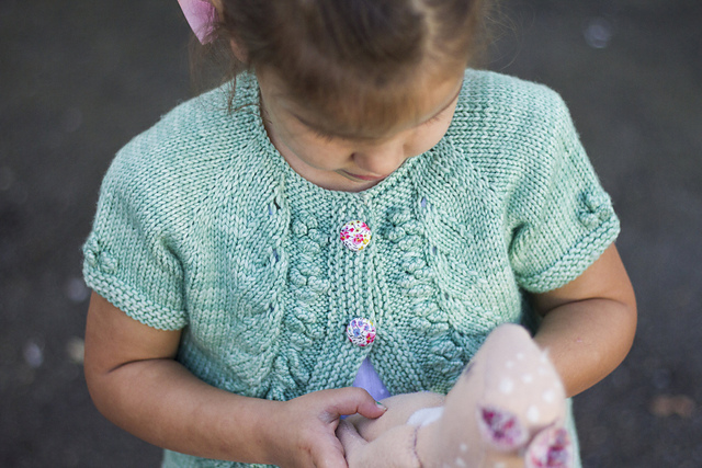 Olivia's Sweet Pea Sweater