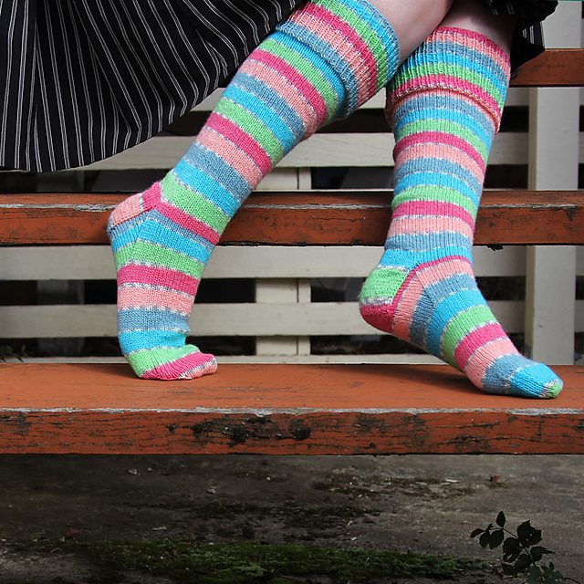 Lady's Plain Socks
