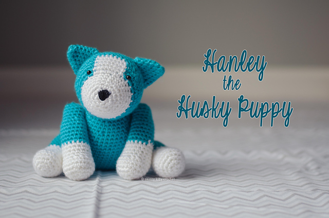 Hanley the Husky Puppy Amigurumi