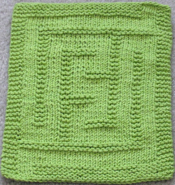 The A Maze ing Dishcloth: Series 3 – Back and Forth